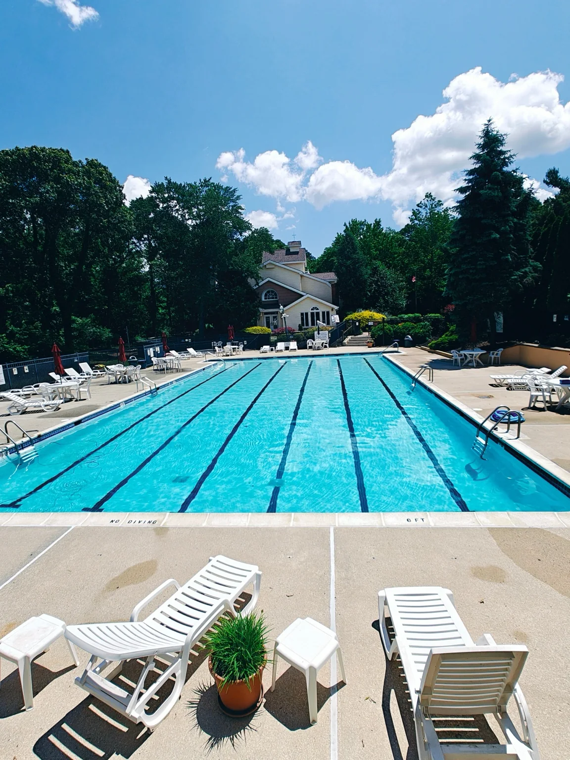 Large commercial pool
